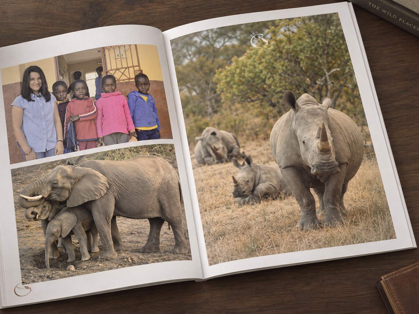 The Guided Safaris® Safari Stories journal, the Dinetz family on its cover